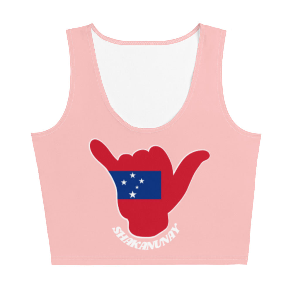 Samoa Crop Tank - Pink