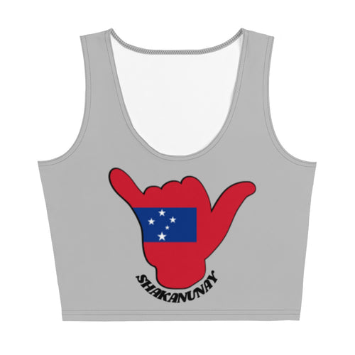 Samoa Crop Tank - Grey