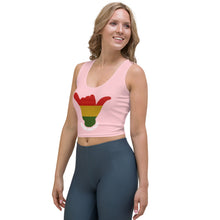 Load image into Gallery viewer, Rasta Shaka Crop Top Tank - Pink