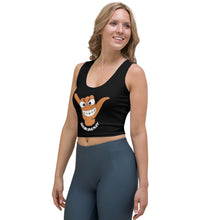 Load image into Gallery viewer, Cousin Shaka Black Crop Tank