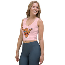 Load image into Gallery viewer, Wink Shaka Pink Crop Tank