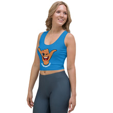 Load image into Gallery viewer, Wink Shaka Blue Crop Tank
