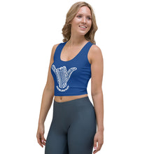 Load image into Gallery viewer, Hawai&#39;i Tribal Blue Crop Tank