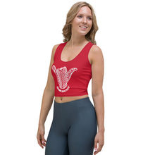Load image into Gallery viewer, Hawai&#39;i Tribal Red Crop Tank