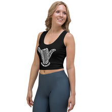 Load image into Gallery viewer, Hawai&#39;i Tribal Black Crop Tank