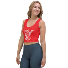 Load image into Gallery viewer, Hawai&#39;i Tribal 2.0 Red Crop Tank