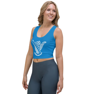 Hawai'i Tribal 2.0 Blue Crop Tank