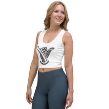 Load image into Gallery viewer, Hawai&#39;i Tribal 2.0 White Crop Tank