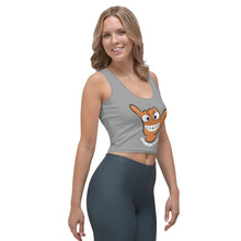 Load image into Gallery viewer, Cousin Shaka Grey Crop Tank