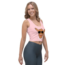 Load image into Gallery viewer, Braddah Shaka Pink Crop Tank