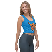 Load image into Gallery viewer, Wink Shaka Blue Crop Tank