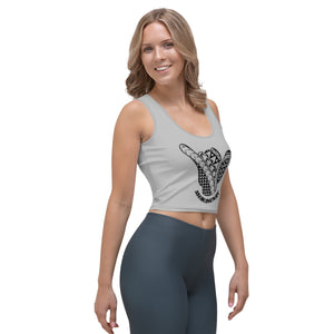 Hawai'i Tribal 2.0 Grey Crop Tank