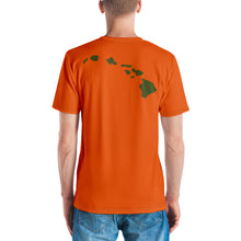 Load image into Gallery viewer, Camo Shaka Orange T- Hawai&#39;i Back