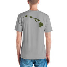 Load image into Gallery viewer, Camo Shaka Grey T- Hawai&#39;i Back