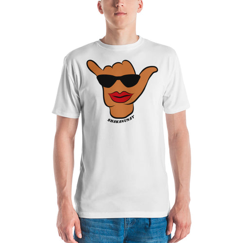 Wahine Shaka White T - Hawai'i Back