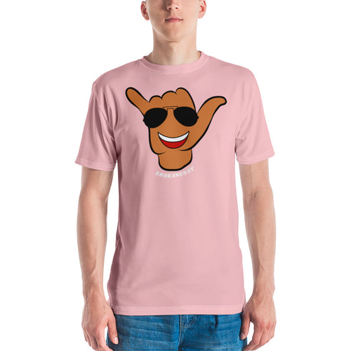 Braddah Shaka Pink T- Hawai'i Back