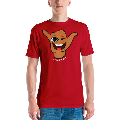 Wink Shaka Red T - Hawai'i Back