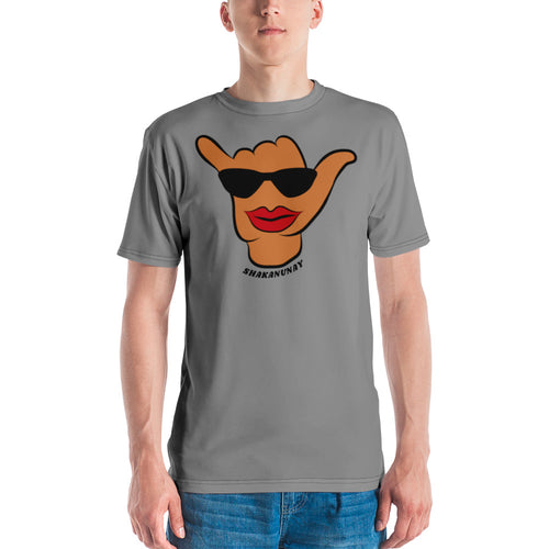 Wahine Shaka Grey T