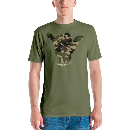 Camo Shaka Green T