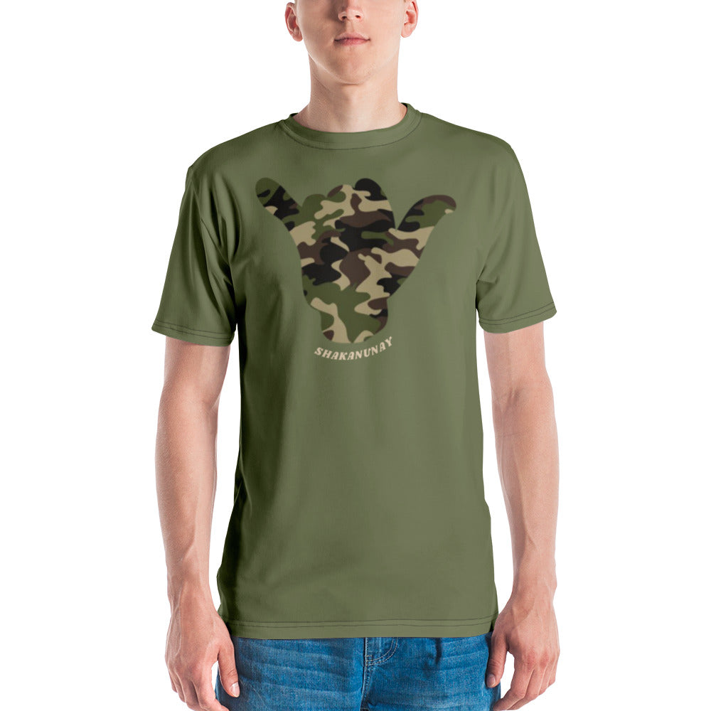 Camo Shaka Green T