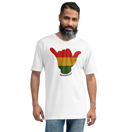 Rasta Shaka White T - Hawai'i Back