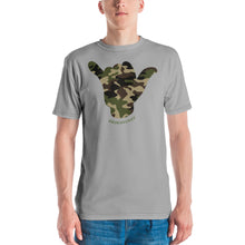 Load image into Gallery viewer, Camo Shaka Grey T