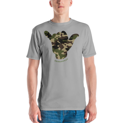 Camo Shaka Grey T