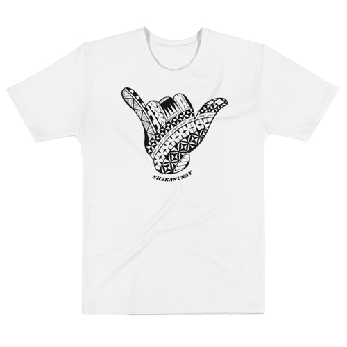 Kingdom of Tonga Tribal 2.0 White T