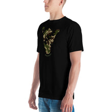Load image into Gallery viewer, Camo Shaka Black T- Hawai&#39;i Back