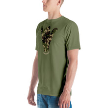 Load image into Gallery viewer, Camo Shaka Green T- Hawai&#39;i Back