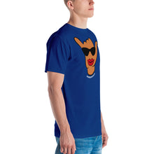 Load image into Gallery viewer, Wahine Shaka Blue T - Hawai&#39;i Back