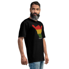 Load image into Gallery viewer, Rasta Shaka Black T