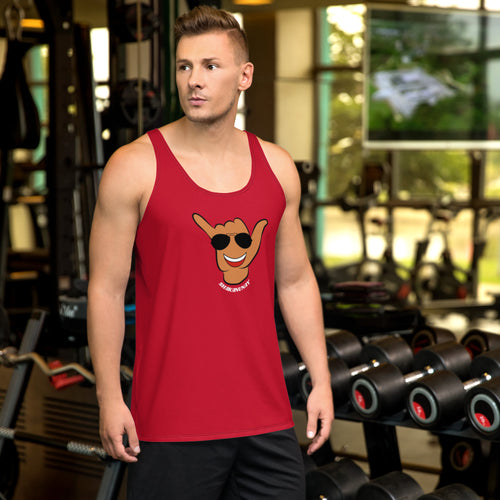 Braddah Shaka Red Tank