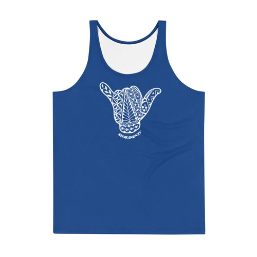 Kingdom of Tonga Tribal Blue Tank