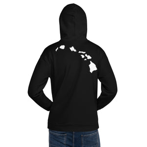 Rasta Shaka Black Hoodie - Hawai'i Back