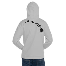 Load image into Gallery viewer, Rasta Shaka Grey Hoodie - Hawai&#39;i Back
