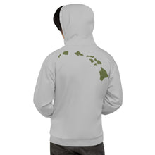 Load image into Gallery viewer, Camo Shaka Grey Hoodie - Hawai&#39;i Back