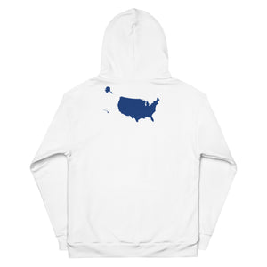 United States White Hoodie