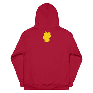 Germany Dark Red Hoodie
