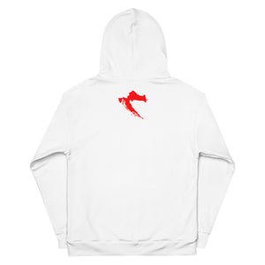 Croatia White Hoodie