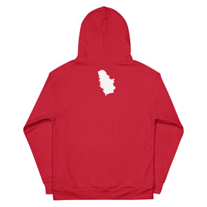 Serbia Red Hoodie