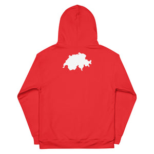 Switzerland Red Hoodie