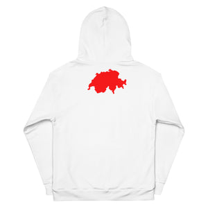 Switzerland White Hoodie