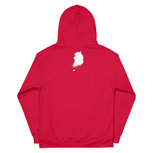 South Korea Red Hoodie