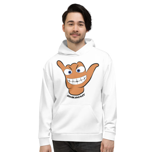 Cousin Shaka White Hoodie - Hawai'i Back