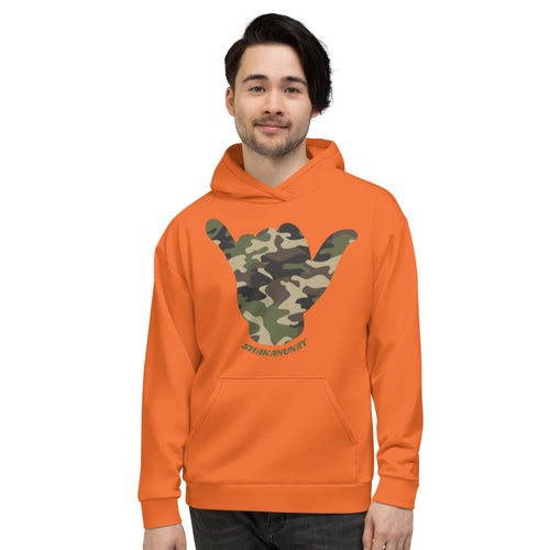 Camo Shaka Orange - Hawai'i Back