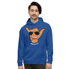 Load image into Gallery viewer, Braddah Shaka Blue Hoodie