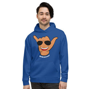 Braddah Shaka Blue Hoodie
