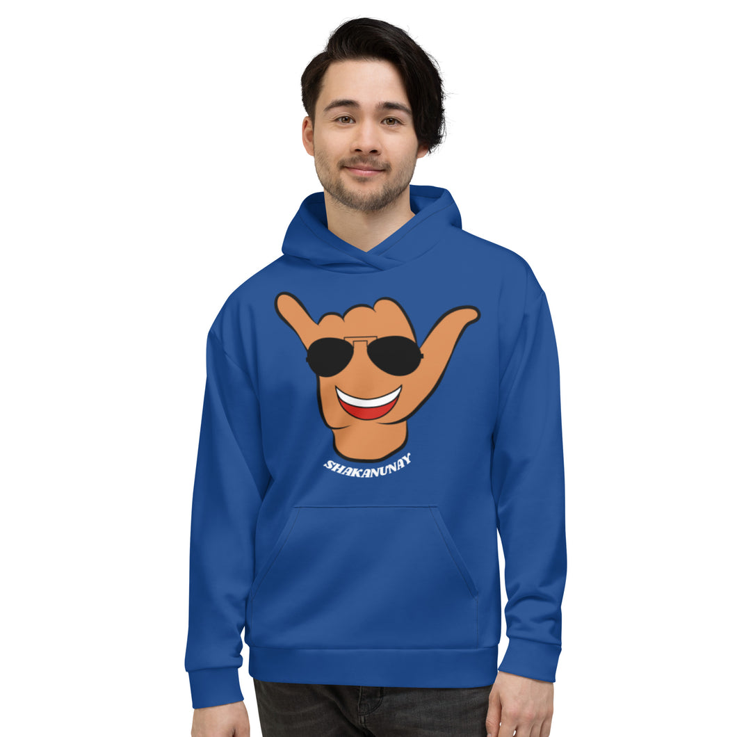 Braddah Shaka Blue Hoodie