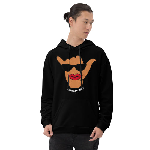 Wahine Shaka Black Hoodie
